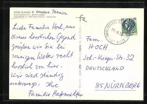 AK Corvara, Ciasa Blancia