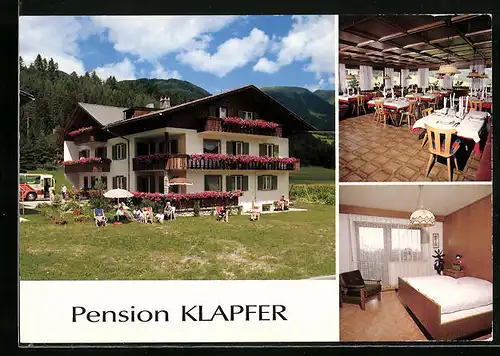 AK Hofern im Pustertal, Pension Klapfer in drei Ansichten