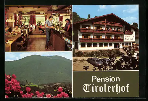 AK Rodeneck, Pension Tirolerhof Kranebitter und Totalansicht von Ort und Umgebung