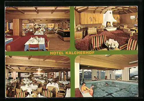 AK Kalch, Hotel-Restaurant Kalcherhof in vier Ansichten