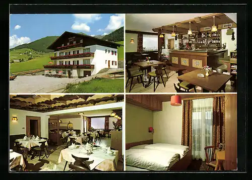 AK Terenten im Pustertal, Pension Linde in vier Ansichten