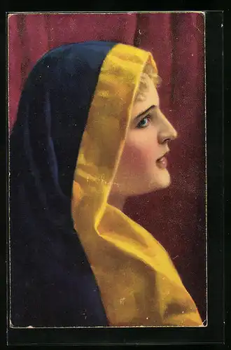 Künstler-AK Stengel & Co. Nr.29324: Portrait Helga