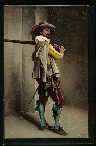 Künstler-AK Stengel & Co. Nr.29263: A. Musketeer