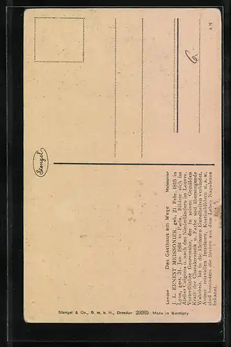 Künstler-AK Stengel & Co. Nr.29265: Das Gasthaus am Wege