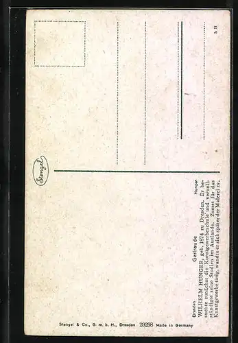 Künstler-AK Stengel & Co. Nr.29298: Portrait Gertraude