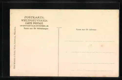 AK Gossensass, Totalansicht aus der Vogelschau