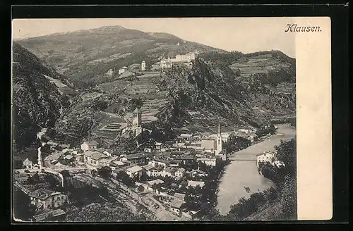 AK Klausen, Panorama aus der Vogelschau