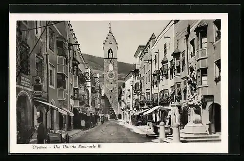 AK Vipiteno, Via Vittorio Emanuele III.
