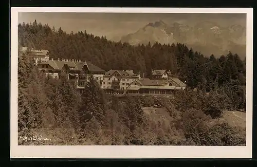 AK Mendola, Blick zu den Hotels