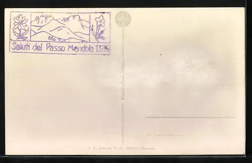 AK Mendola, Blick zu den Hotels