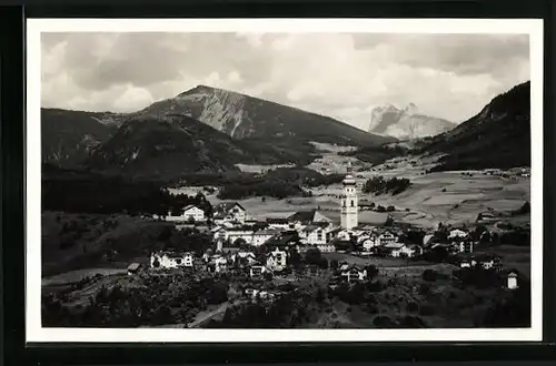 AK Castelrotto, Totalansicht aus der Vogelschau