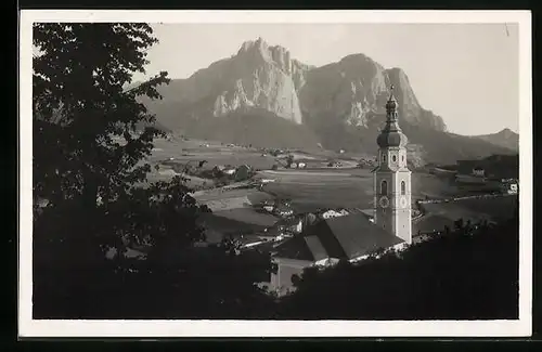 AK Castelrotto, Ortsansicht verso Sciliar