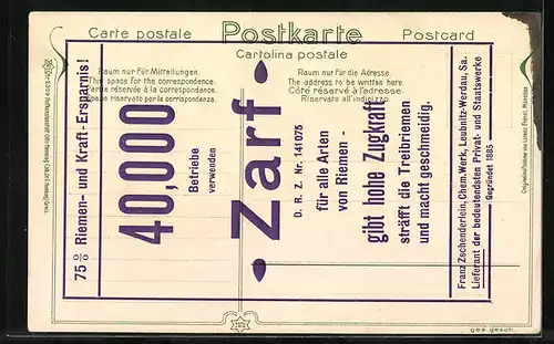 AK Castelrotto, Ortsansicht mit den Schlern