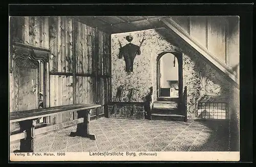 AK Meran, Rittersaal in der Landesfürstlichen Burg