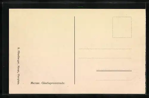 AK Meran, Giselapromenade