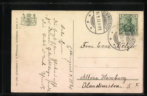 AK Elbingerode im Harz, Strassenpartie mit Rinderherde