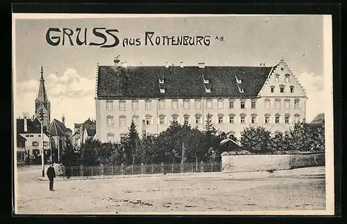 AK Rottenburg a. N., Bischöfliches Palais