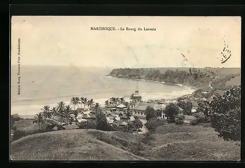 AK Martinique, Le Bourg du Lorrain