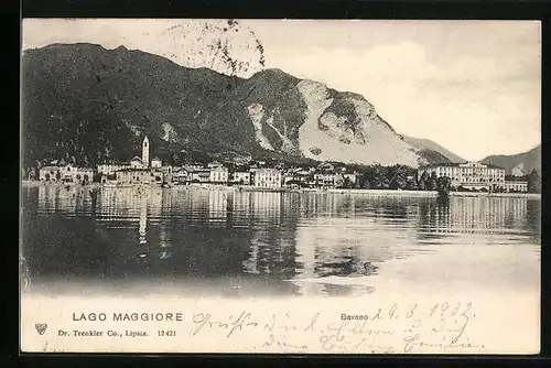 AK Baveno, Ortsansicht am Lago Maggiore