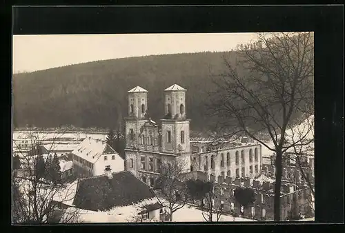 AK Frauenalb, Albtal (Schwarzwald), Ortsansicht
