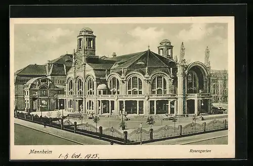 AK Mannheim, Rosengarten