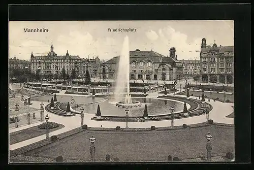 AK Mannheim, Friedrichsplatz