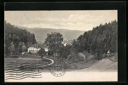 AK Bad Niedernau, Ortsansicht aus der Ferne