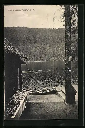 AK Mummelsee, Ruderboot auf dem See