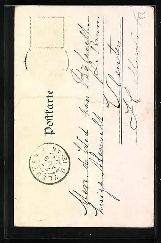 AK München, Marienplatz mit Peterskirche