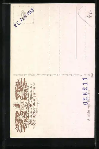 Künstler-AK Richard Wagner: München, Deutsches Museum - Ansicht von Südwest