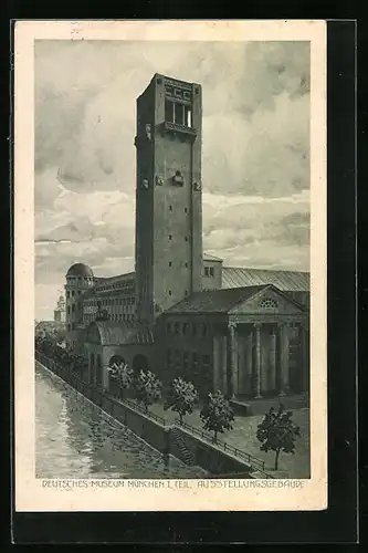 AK München, Ausstellungsgebäude Deutsches Museum