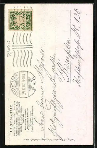 AK München, Marienplatz