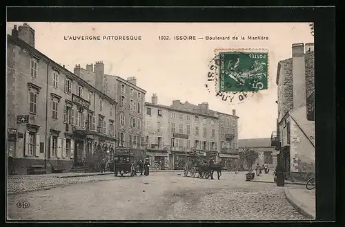 AK Issoire, L`Auvergne Pittoresque, Bouevard de la Manlière