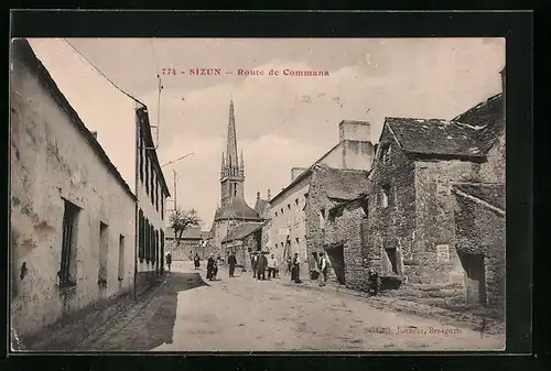 AK Sizun, Route de Commana