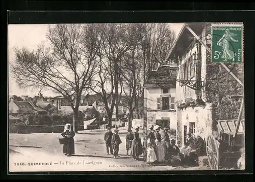 AK Quimperlé, la Place de Lauvignon