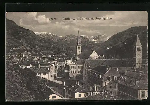 AK Bozen, Partie gegen Schlern und Rosengarten
