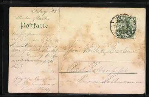 AK Bad Soden, Gesamtansicht aus der Vogelschau