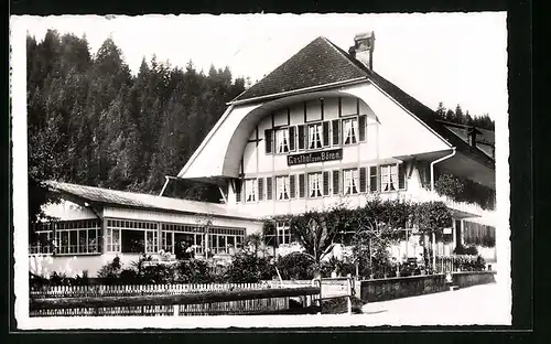 AK Eggiwil, vor dem Gasthof z. Bären