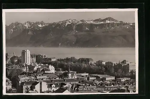 AK Lausanne, Tour Bel Air Montbenon et Dt. d`Oche