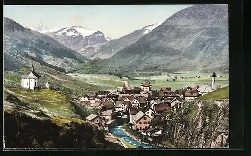 AK Andermatt, Ortstotale an der Gotthardstrasse