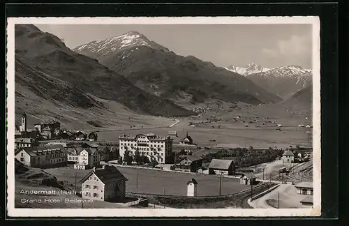 AK Andermatt, am Grand Hotel Bellevue