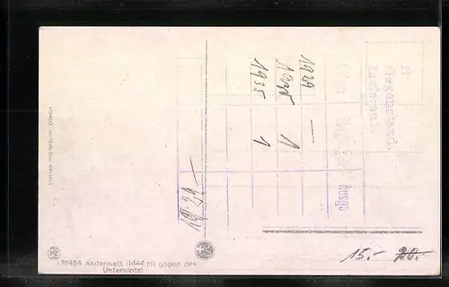 AK Andermatt, Generalansicht gegen das Unteralptal