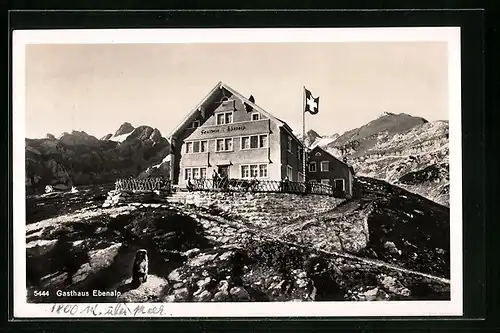 AK Andermatt, auf dem Weg zum Gasthaus Ebenalp