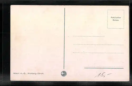 AK Andermatt, Stadtpanorama mit Unterloch