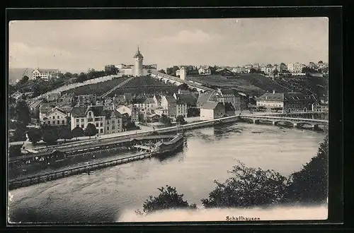 AK Schaffhausen, Generalansicht der Stadt