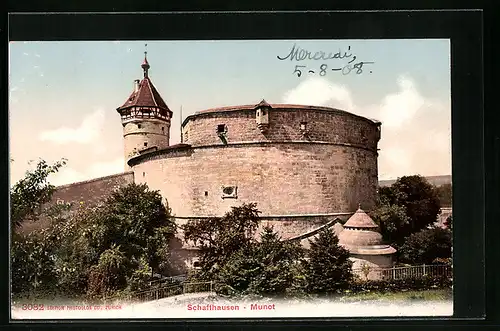 AK Schaffhausen, Munot, Aussenansicht