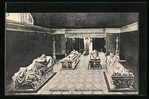 AK Berlin-Charlottenburg, Mausoleum, Innenansicht