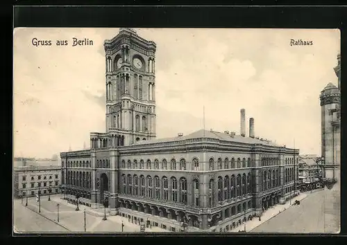 AK Berlin, Rathaus an der Königstrasse