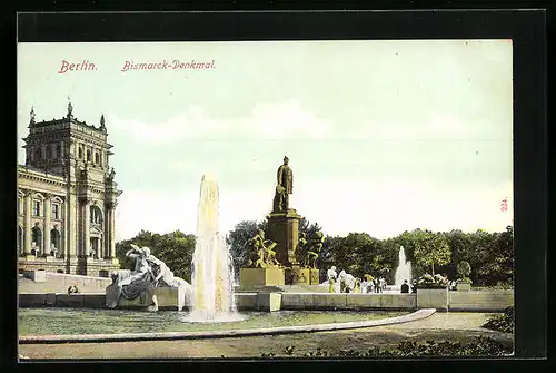 AK Berlin, Bismarck-Denkmal