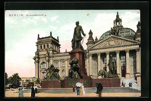AK Berlin, Bismarckdenkmal